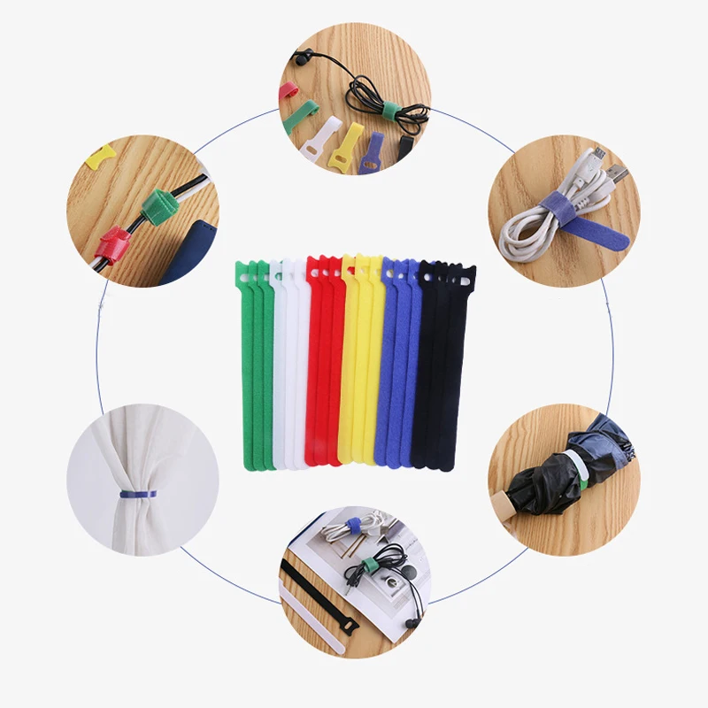 50pcs Reusable Hook และ LOOP C - Gear Tie Reusable บทวิจารณ์และราคา