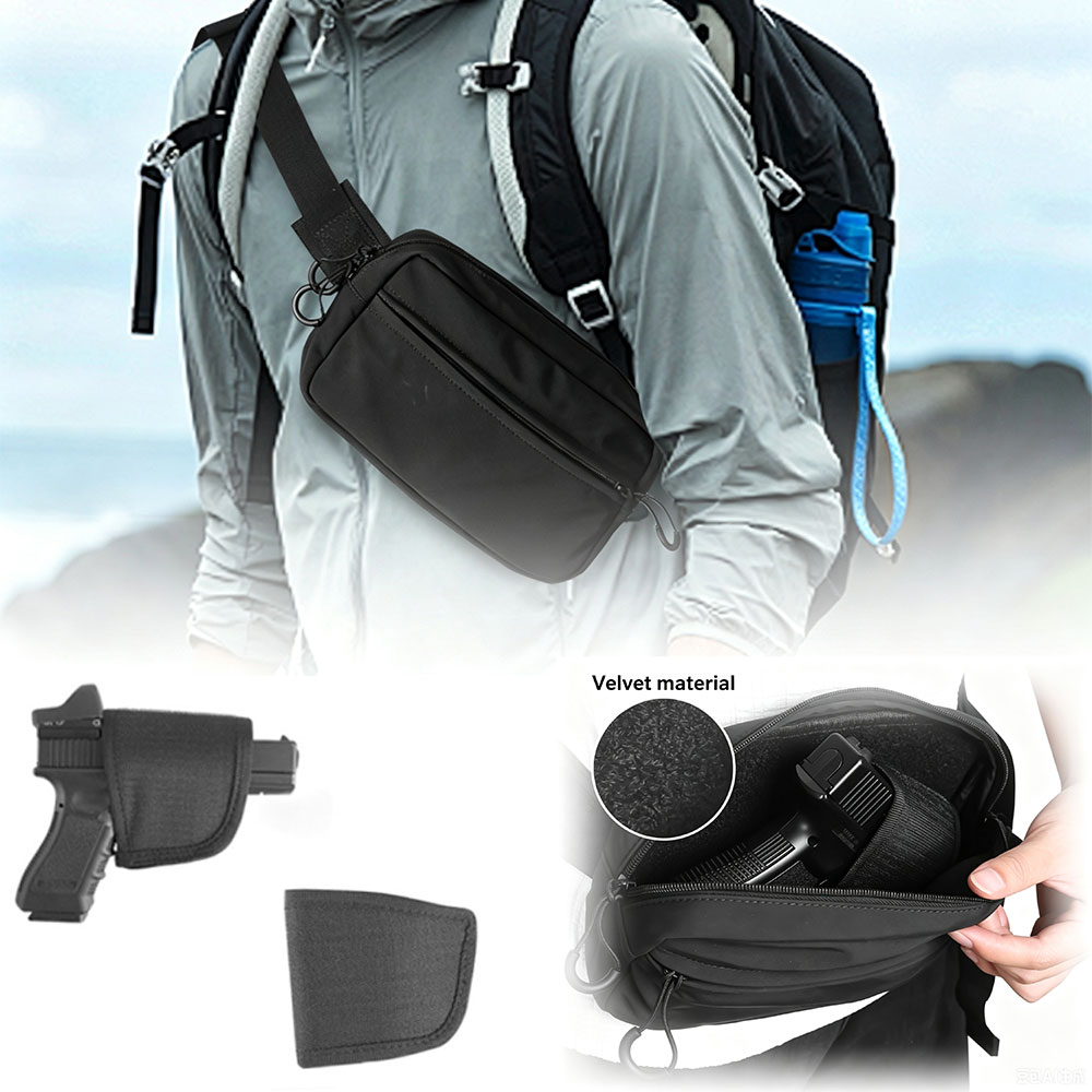 กระเป๋าคาดเอวแบบซ่อนสำหรับพกพา - Edc Carry Handgun บทวิจารณ์และราคา
