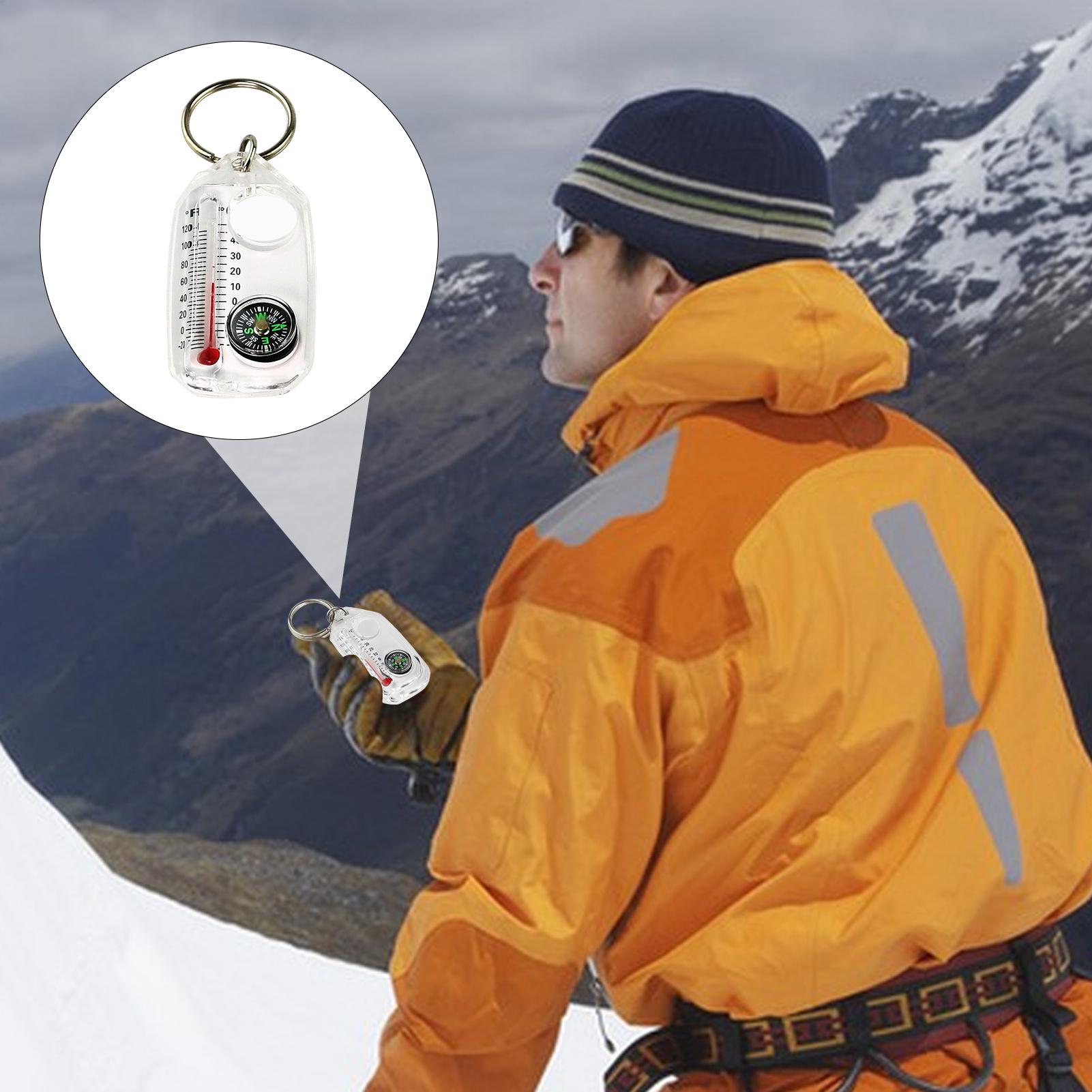 เข็มทิศเอาชีวิตรอด 3in1 แบบพกพ - Compass Keychain Mini บทวิจารณ์และราคา