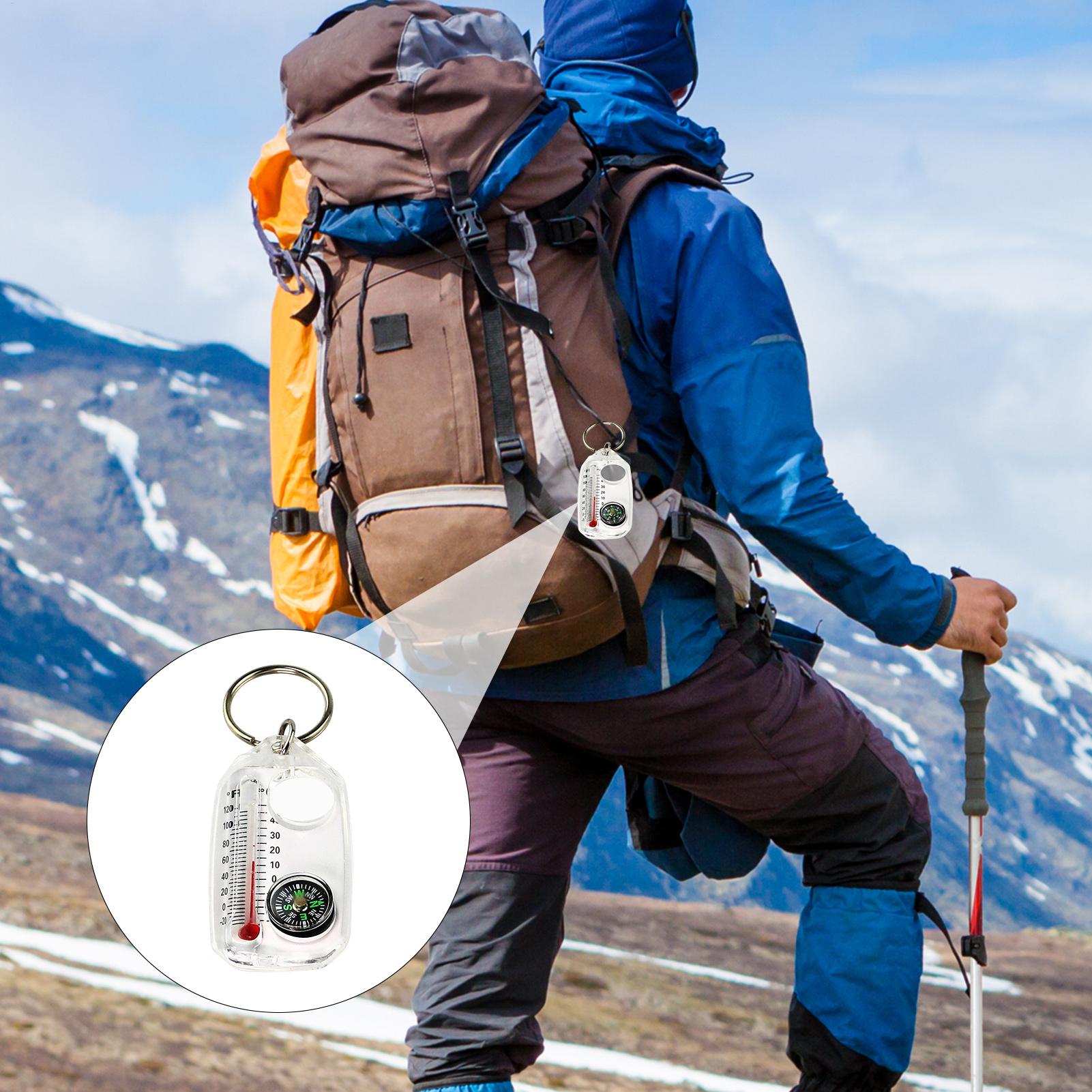 เข็มทิศเอาชีวิตรอด 3in1 แบบพกพ - Compass Keychain Mini บทวิจารณ์และราคา