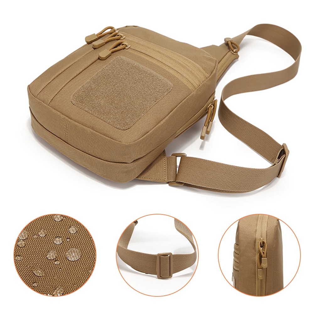 กระเป๋าสะพายข้างแบบยุทธวิธี กร - Edc Carry Handgun บทวิจารณ์และราคา