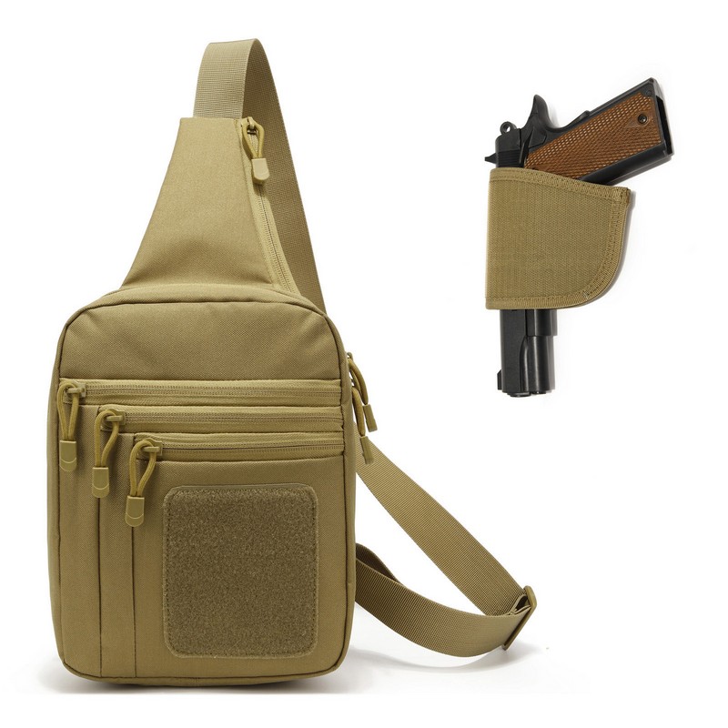 กระเป๋าคาดอกแบบยุทธวิธีใหม่ ซอ - Edc Concealed Carry Backpack บทวิจารณ์และราคา