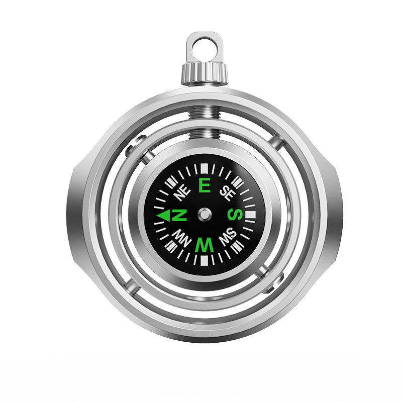 พวงกุญแจลูกกลิ้งหมุน MINI Comp - Compass Keychain Mini บทวิจารณ์และราคา
