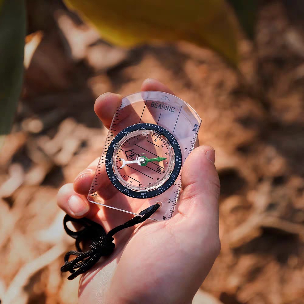 1 ชิ้น/2 ชิ้น เข็มทิศอะคริลิกใ - Compass Keychain Mini บทวิจารณ์และราคา