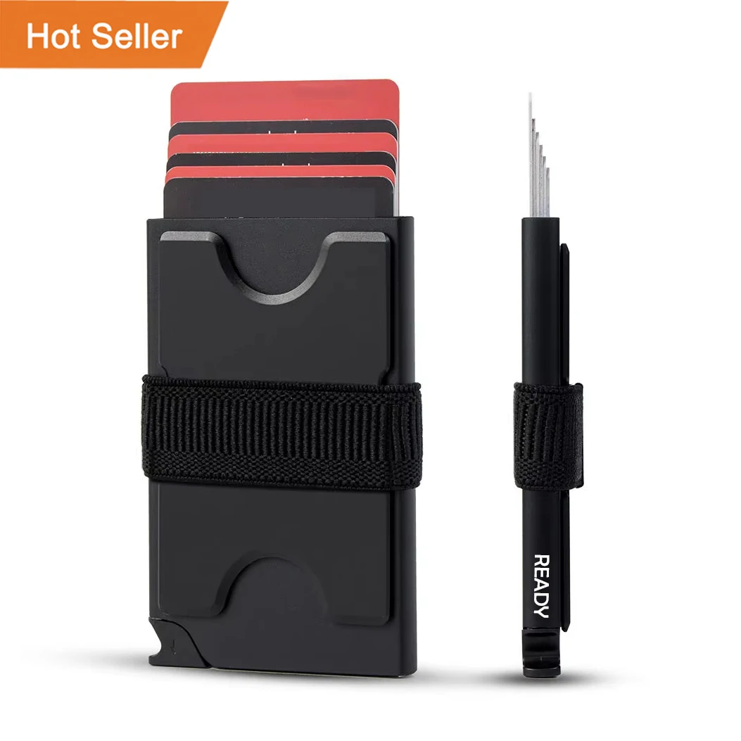 กระเป๋าสตางค์บางสําหรับผู้ชายท - Wallet Slim Titanium บทวิจารณ์และราคา