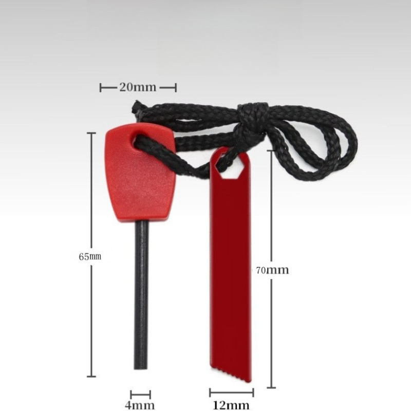 แท่งแมกนีเซียมจุดไฟแบบพกพาขนาด - Ferro Rod Striker บทวิจารณ์และราคา